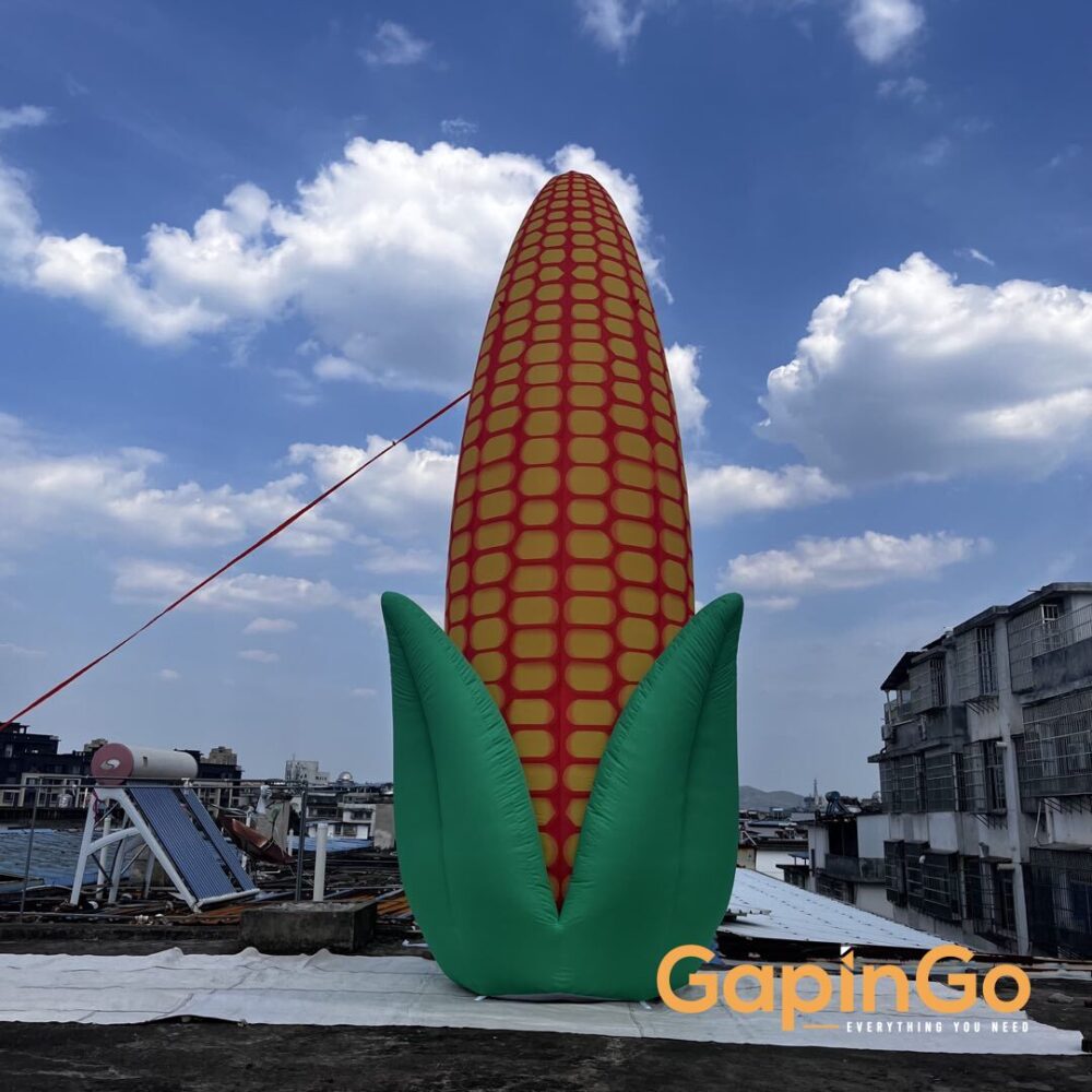 High Quality Giant Inflatable Corn Cob/Corn Replica Inflatable Maize Model with Air Blower for Sale