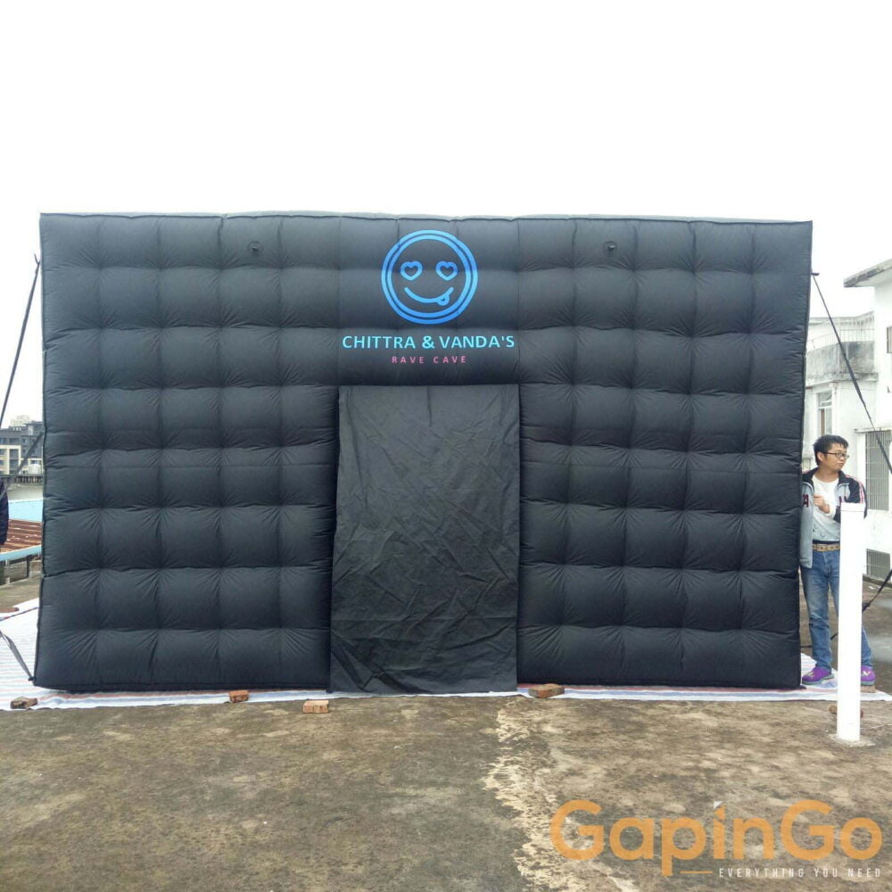 Inflatable Customized Cube party Tent wth Free Air Blower