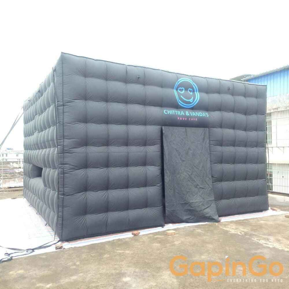 Inflatable Customized Cube party Tent wth Free Air Blower