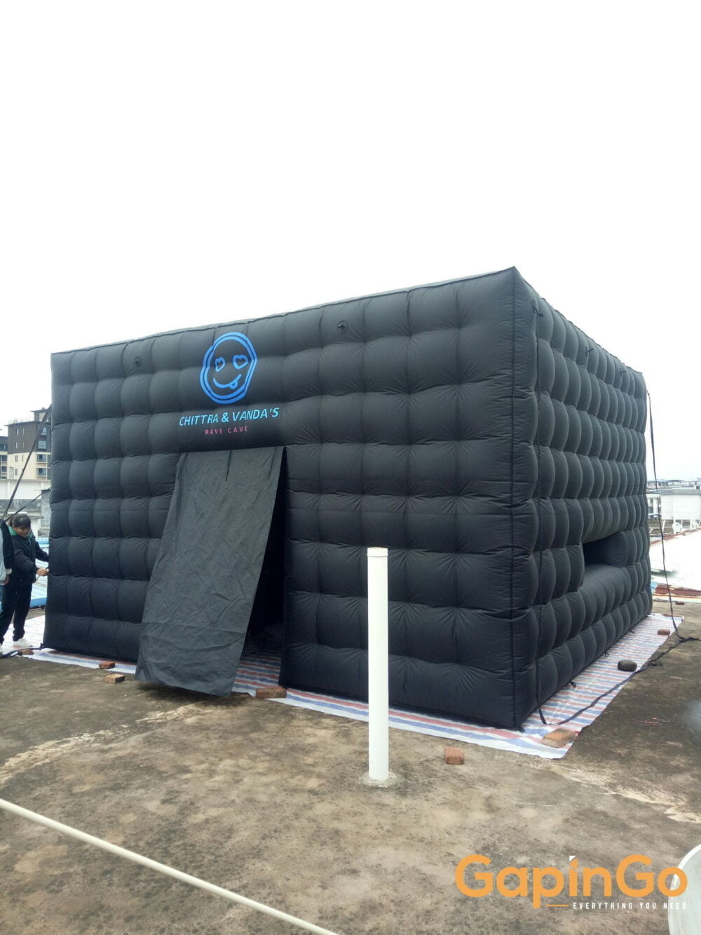 Inflatable Customized Cube party Tent wth Free Air Blower
