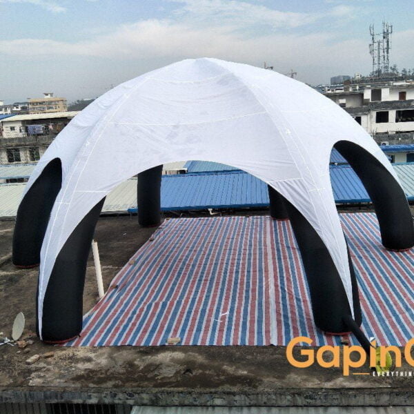 Inflatable Spider Tent with 6 Legs White Cover Spider Event Dome