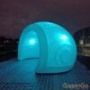 Led Dome Inflatable Luna Model Event Party Tent Dj Booth Shelter Free Blower