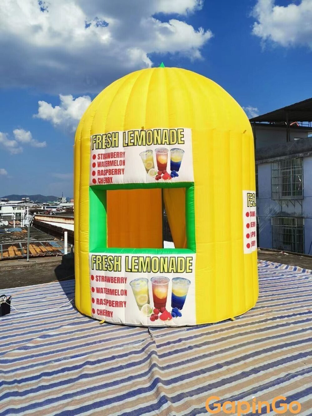 Elevate your outdoor retail experience with our Inflatable Portable Shop Beverage Stall. This boutique-style air-blown structure is designed for convenience and mobility. Set up shop anywhere and attract customers with this eye-catching and unique solution. The included air blower ensures quick and easy inflation, making it an ideal choice for on-the-go businesses, events, and pop-up shops. Stand out and make a statement with this portable and stylish beverage stall.