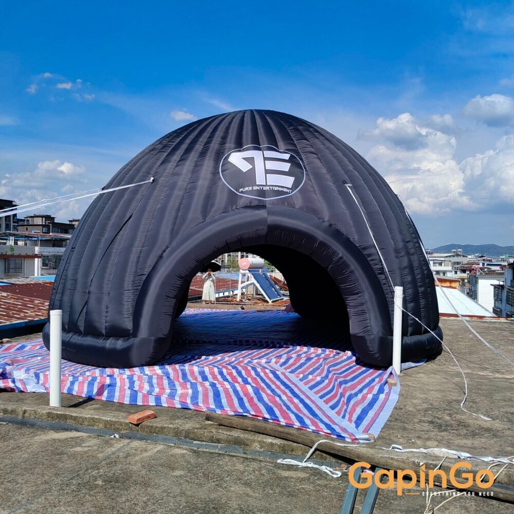 26.2ft Inflatable Dome Tent Igloo Disco DJ Booth Party Pavilion Tent Bar House