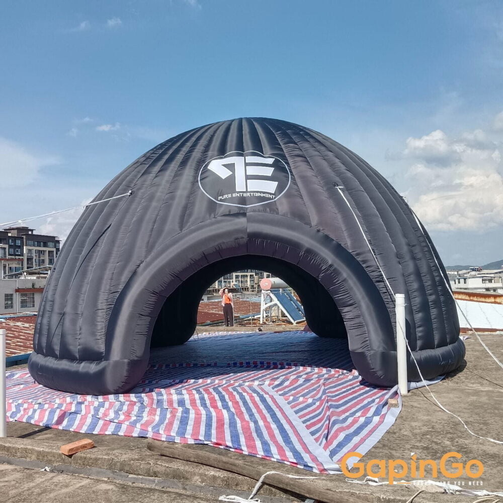 26.2ft Inflatable Dome Tent Igloo Disco DJ Booth Party Pavilion Tent Bar House