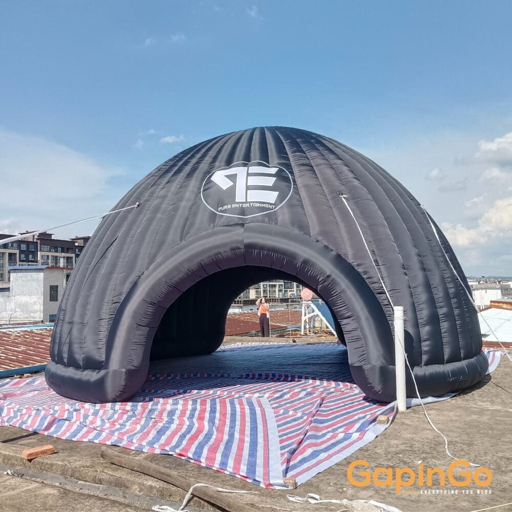 26.2ft Inflatable Dome Tent Igloo Disco DJ Booth Party Pavilion Tent Bar House