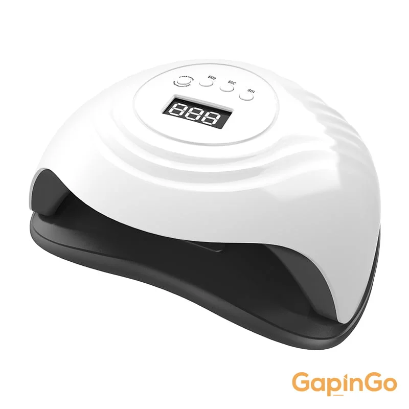 BLUEQUE V17 168W UV LED Nail Lamp Gel Polish Faster Curing Nail Dryer Curing Lamp for with 4 Timers and Auto Sensor for Home Salon Nail Art