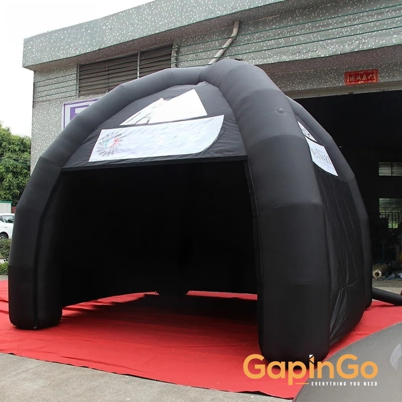 4x4x4 Meters Inflated Canopy With Logo For Event / Outdoor Use Inflatable Advertising Tent