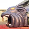 4.6x4.3x4.3 Meters Inflatable Dragon Head Football Tunnel For Sport Event