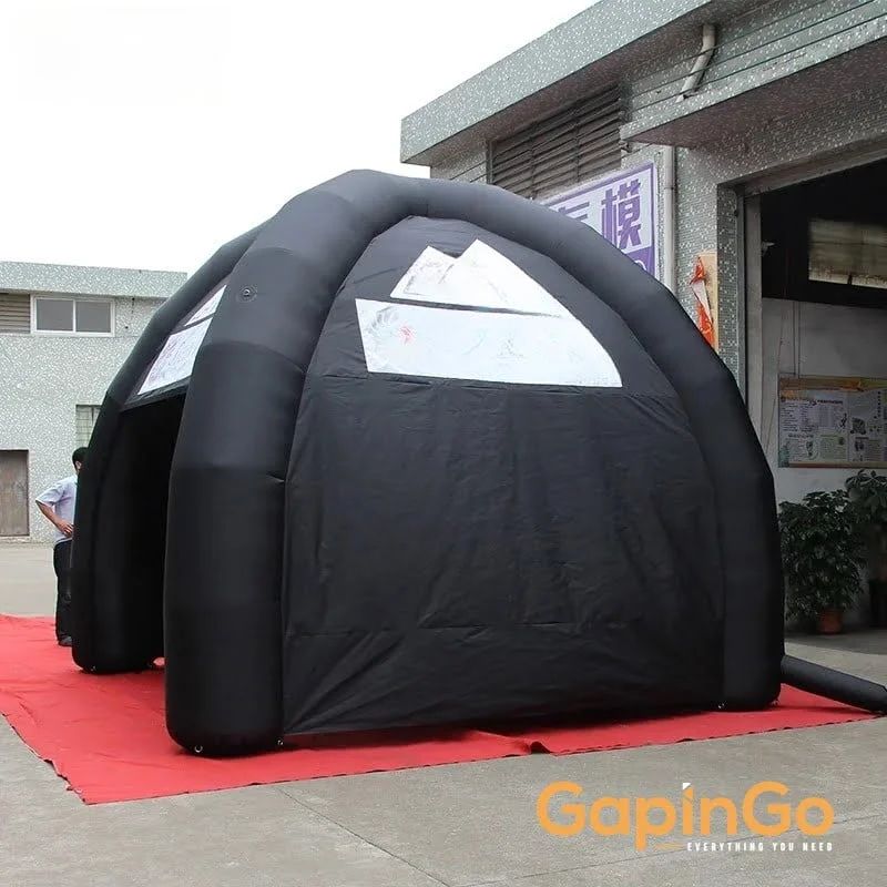 4x4x4 Meters Inflated Canopy With Logo For Event / Outdoor Use Inflatable Advertising Tent