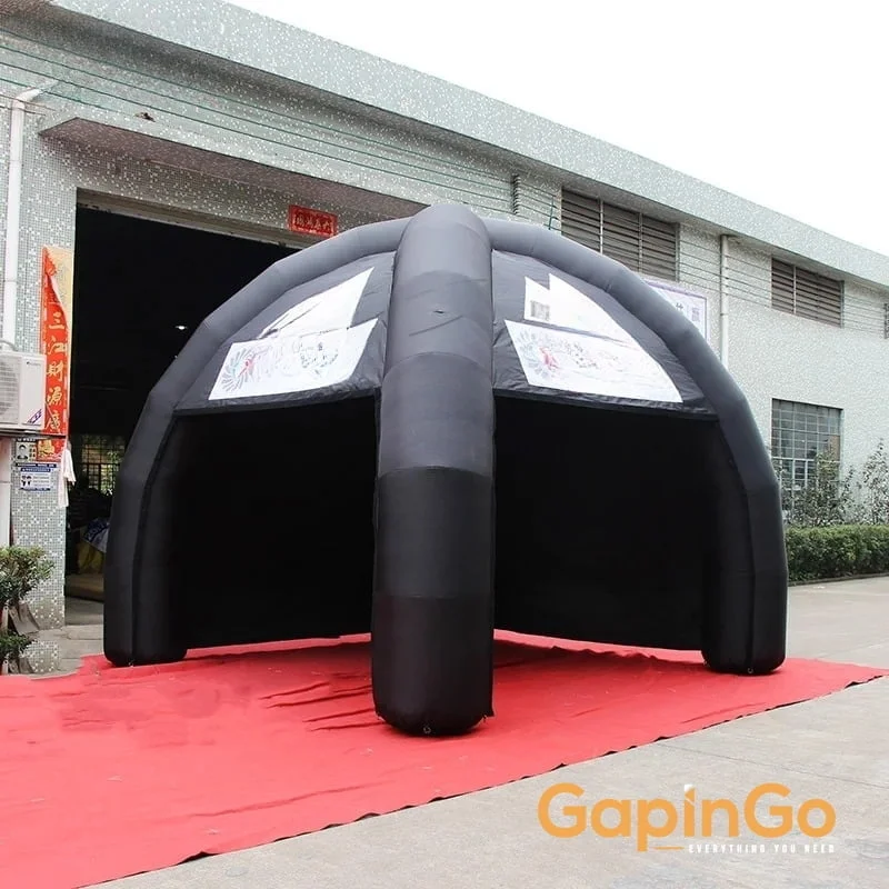 4x4x4 Meters Inflated Canopy With Logo For Event / Outdoor Use Inflatable Advertising Tent