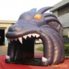 4.6x4.3x4.3 Meters Inflatable Dragon Head Football Tunnel For Sport Event