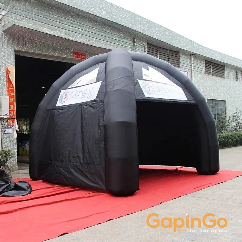 4x4x4 Meters Inflated Canopy With Logo For Event / Outdoor Use Inflatable Advertising Tent