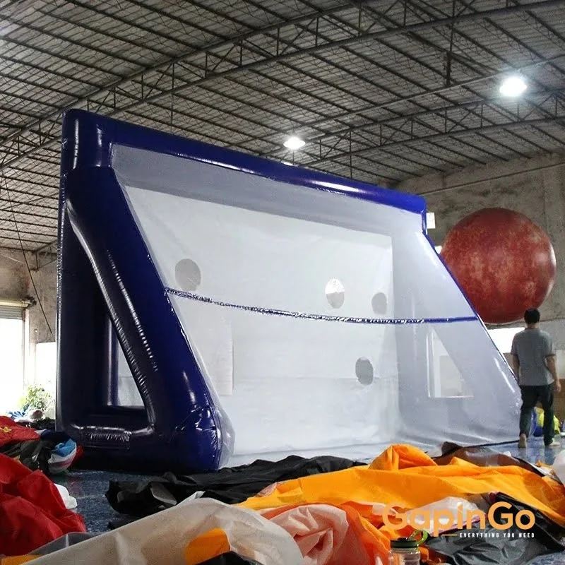 Football Shooting Game 6x2x3.5mH Inflatable Soccer Gate Darts Boards For Sport Game