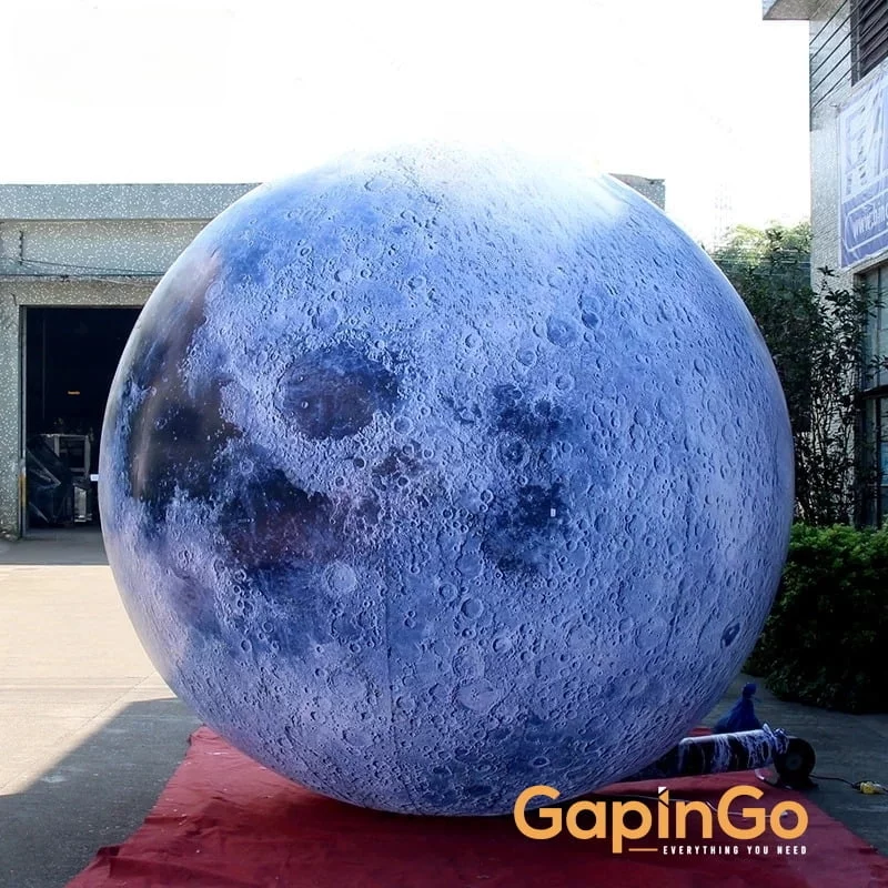 10ft. Inflatable Moon Ball, 3m Dia. Moon Balloon Inflatables