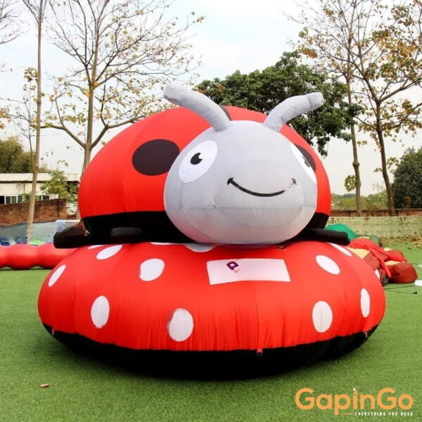 3x3x1.8 Meters Inflatable Ladybug Decorations Inflated Cartoon Toys for Party Event Home Decoration