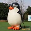 4m height PVC inflatable gaint penguin / 13 feet inflatable penguin balloon for decoration toys