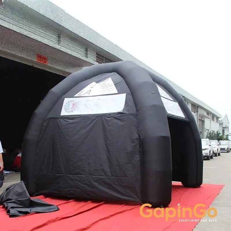4x4x4 Meters Inflated Canopy With Logo For Event / Outdoor Use Inflatable Advertising Tent