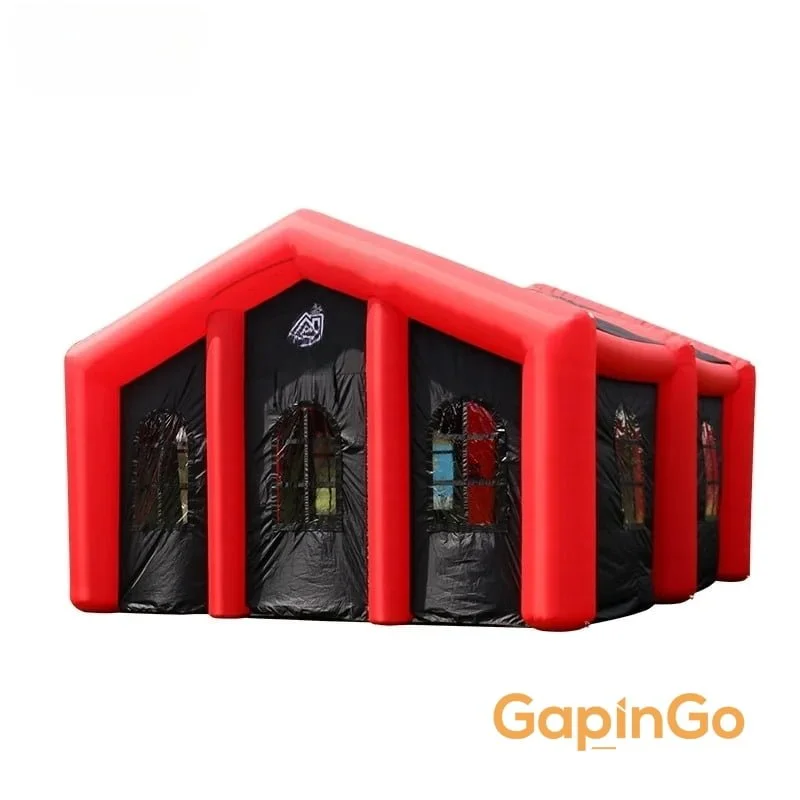 7.4x6.4x4.3 Meters Inflatable HomeEvent Tent With Custom Logo / Outdoor 24x21x14 Feet Inflated Tent
