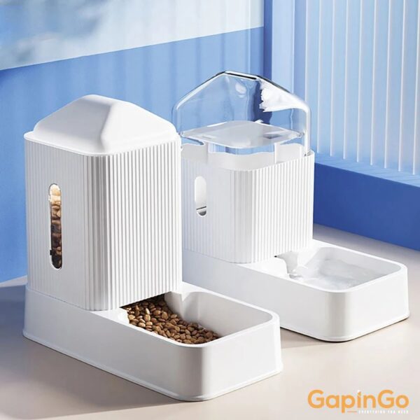 Automatic Pet Feeder 3.5L Large Capacity Pets Feeding Bowls Cat Water Dispenser Dog Food Feeder Drinking Fountain Feeding Bowl