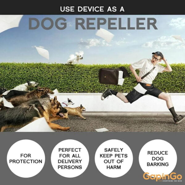 3 in 1 Pet Dog Repeller Anti Barking Stop Bark Training Device Trainer LED Ultrasonic Anti Barking Ultrasonic Without Battery