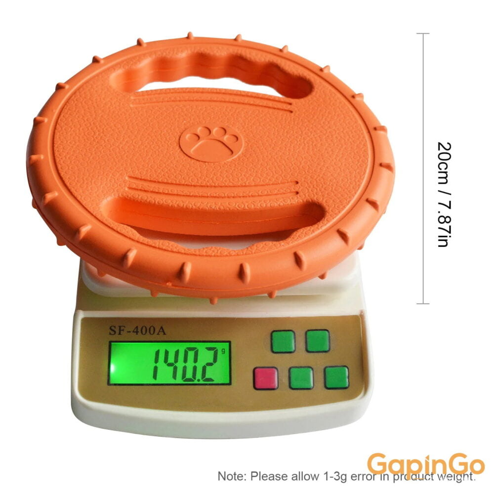 Pet Dog Flying Disc EVA Dog Training Ring with Double Handles Dog Flyer Toys for Outdoor Activity Toy