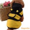 Bee Pet Puppy Coat Apparel Outfit Fleece Clothes Dog Cat Hoodie Fancy Costume Pet Clothes Bee Dog Cat Hoodie Fancy Costume