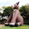 Giant 6.8x6x8.5 Meters Inflatable Christmas Reindeer For Xmas Party Decoration Air-Blown Deer Balloon Toys