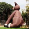 Giant 6.8x6x8.5 Meters Inflatable Christmas Reindeer For Xmas Party Decoration Air-Blown Deer Balloon Toys