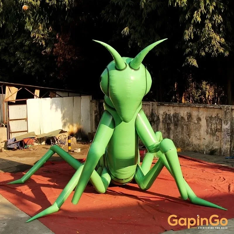 Giant 6.4x4.6x4 Meters Inflatable Praying Mantis for Outdoor / PVC Tarpaulin Praying Mantis Balloon Toys