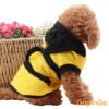 Bee Pet Puppy Coat Apparel Outfit Fleece Clothes Dog Cat Hoodie Fancy Costume Pet Clothes Bee Dog Cat Hoodie Fancy Costume