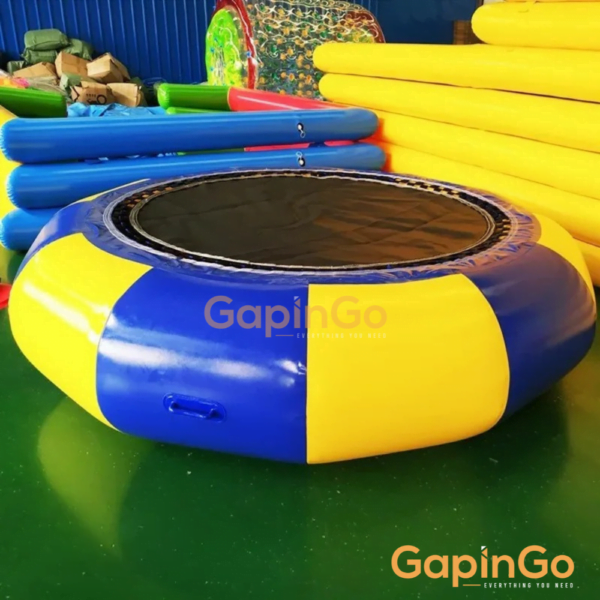 Dia 2M/3M/4M Thickening Inflatable water trampoline with Blower Kids Adults outdoor water park playground Pool Lake toy