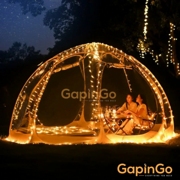 Transparent bubble starry sky clear dome camping tent for picnic travel party easy set up outdoor restaurant sunroom