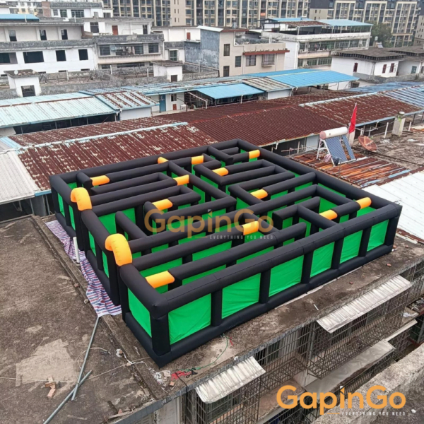 Inflatable Maze Game Equipment Play Indoor Outdoor Game Activities F Kids Adults