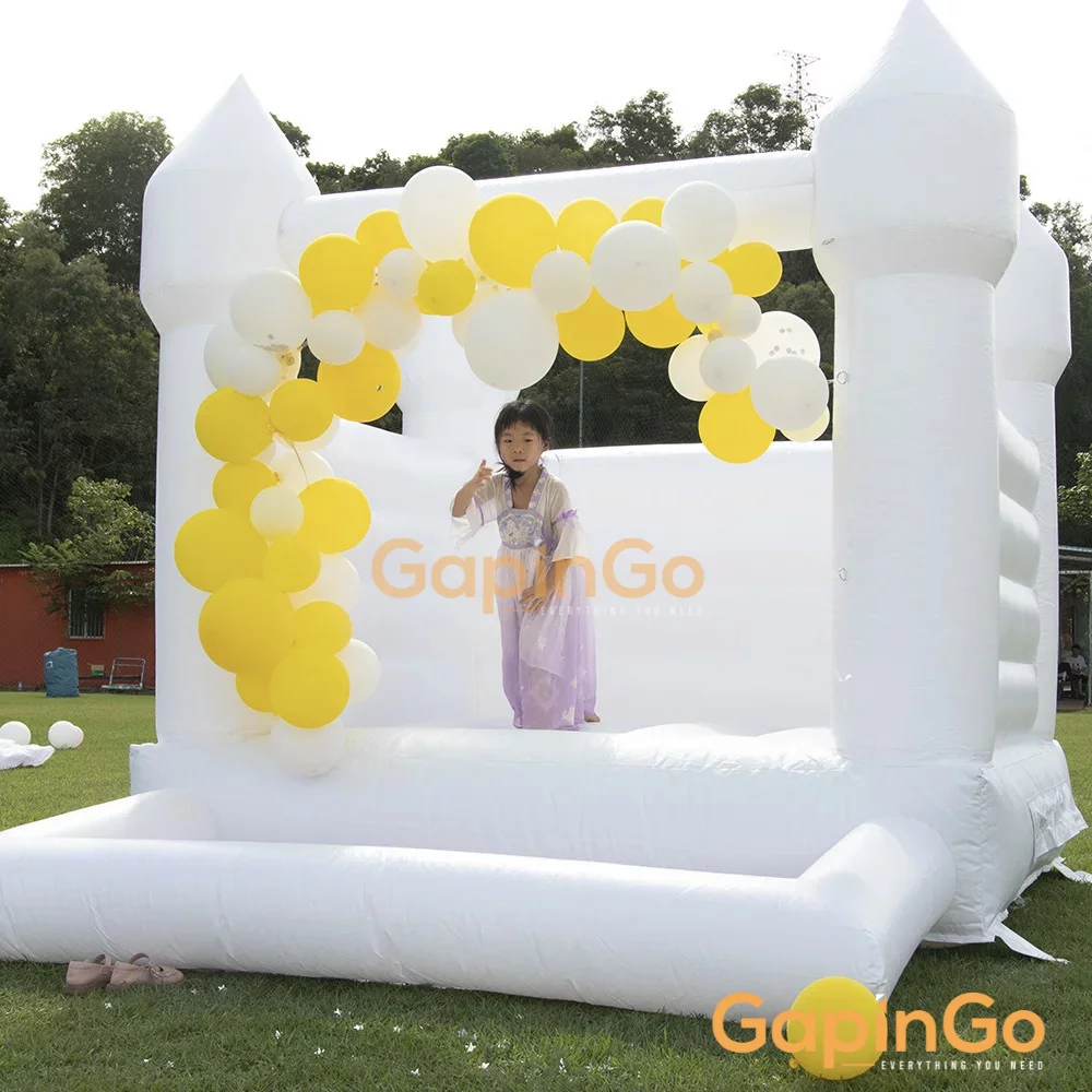 Inflatable Castle Trampoline With Ball Pool For Wedding Birthday Party Event